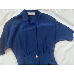 NWOT Jason Wu Blue Silk Romper